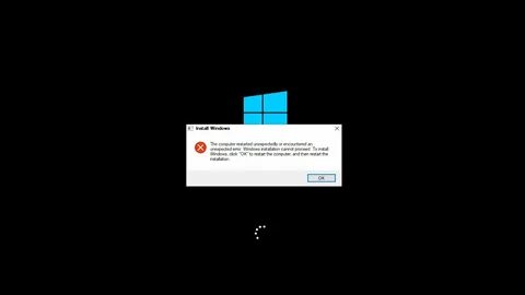 Ошибки windows 10 создать