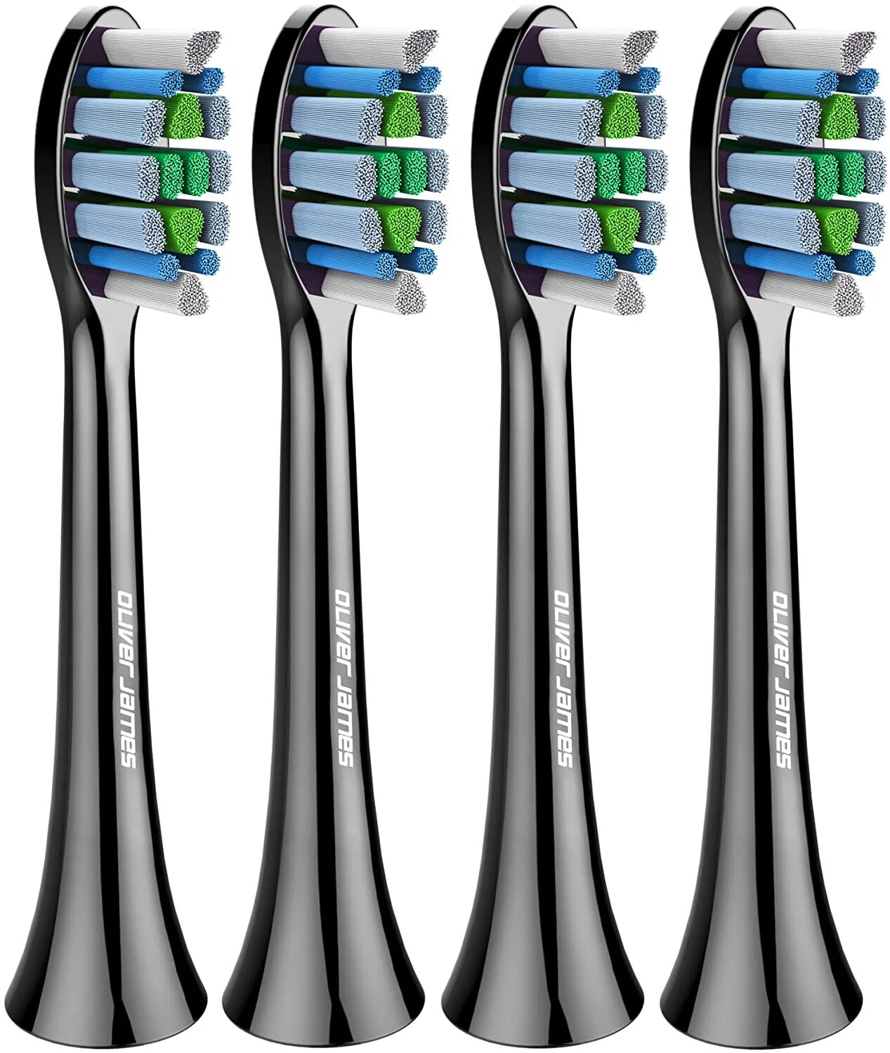 Sonic Electric Toothbrush 4 насадки. Philips Sonic Toothbrush heads для электрической зубной щётки hx6064/11, Black. Sonic brush