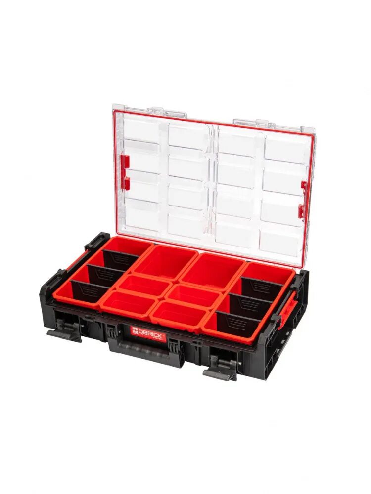 1 см, красный. Ящик qbrick system. Ящик для инструментов qbrick system two box 200 flex 526x307x195мм, 10501278. 7x13. 7x13.