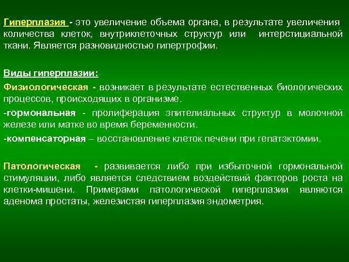 Как называется процесс увеличения