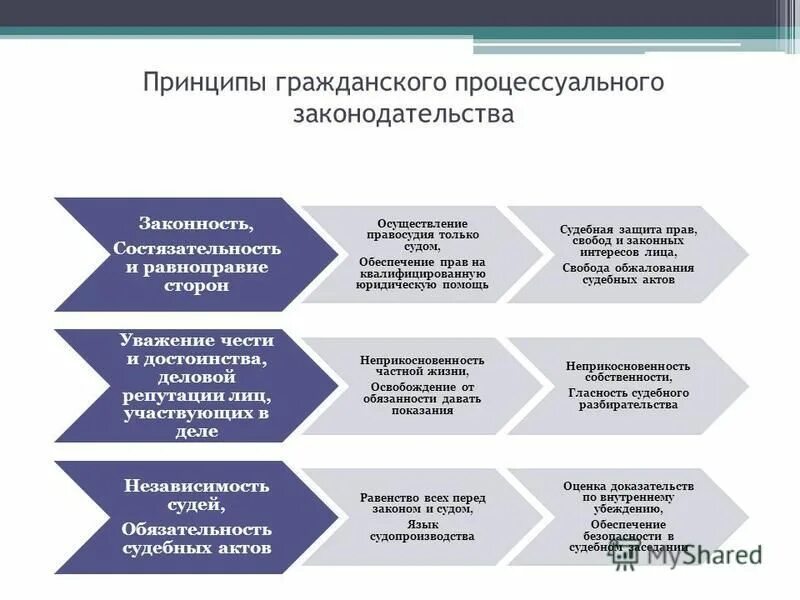 Суд состязательность сторон гражданском. Принципы этапы гражданского судопроизводства. Принципы гражданского процесса. Виды принципов гражданского процесса.