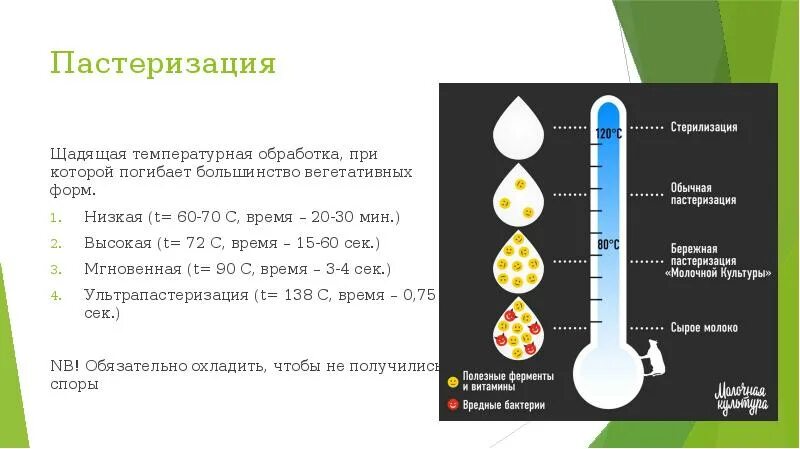Используют пастеризацию