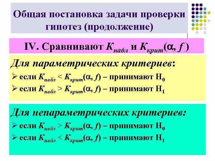 Проверка статистических гипотез примеры решения задач Основные понятия математической статистики: оценки параметров распределения, про