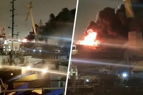 В питере сгорел валберис