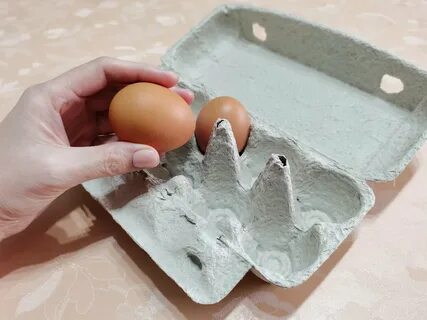 Папье маше из яичных
