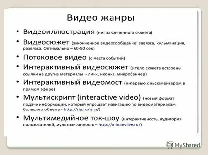 4 список видео