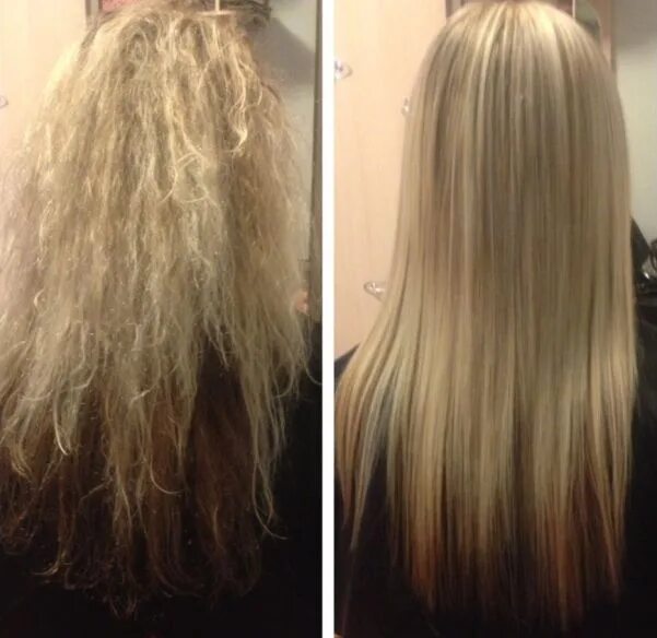 Кератин до и после. Испорченные волосы. Кератиновое выпрямление на мелированные волосы. Кератиновое выпрямление до и после. Кератин на осветленные волосы можно