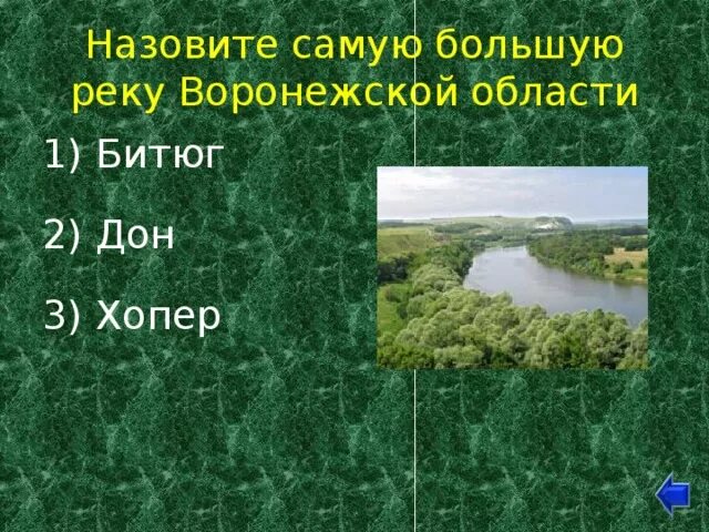Проект на тему реки воронежской области Презентация "Реки Воронежской области"