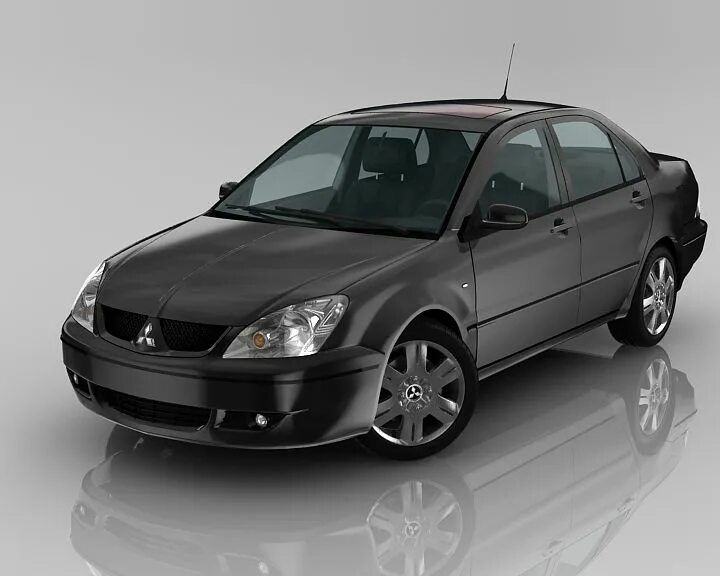 Mitsubishi Lancer 3d model. Lancer 2005 3d model. 3д модель Mitsubishi Lancer 9.