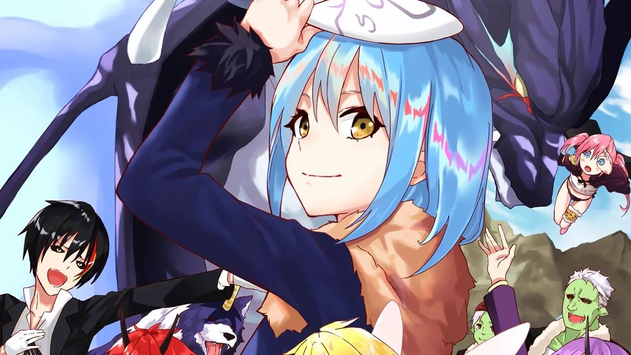 Моё перерождение в слизь 2 сезон. О моем перерождении 3. Римуру буря. Аниме tensei shitara slime datta. Римуру темпест 2 сезон.