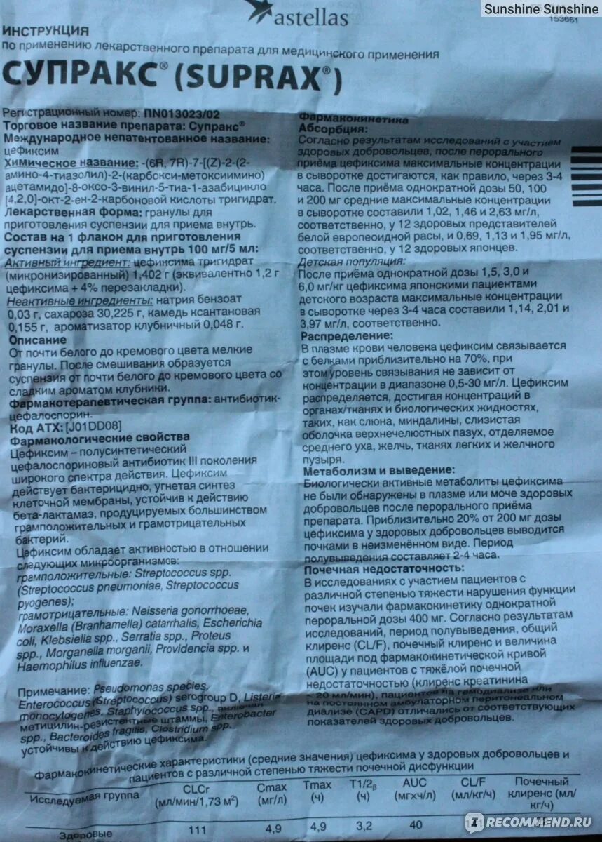 Супракс 400 инструкция по применению взрослым. Супракс. супракс группа антибиотиков. супракс суспензия аннотация. антибиотик супракс состав.