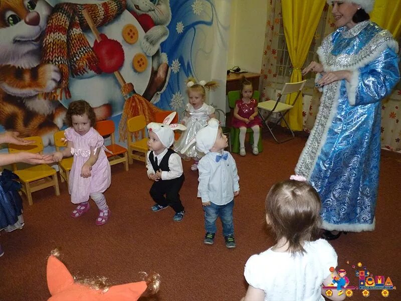 Новогодний утренник в ясельной. Новогодний утренник в ясельной