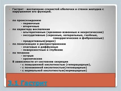 Гиперацидный гастрит