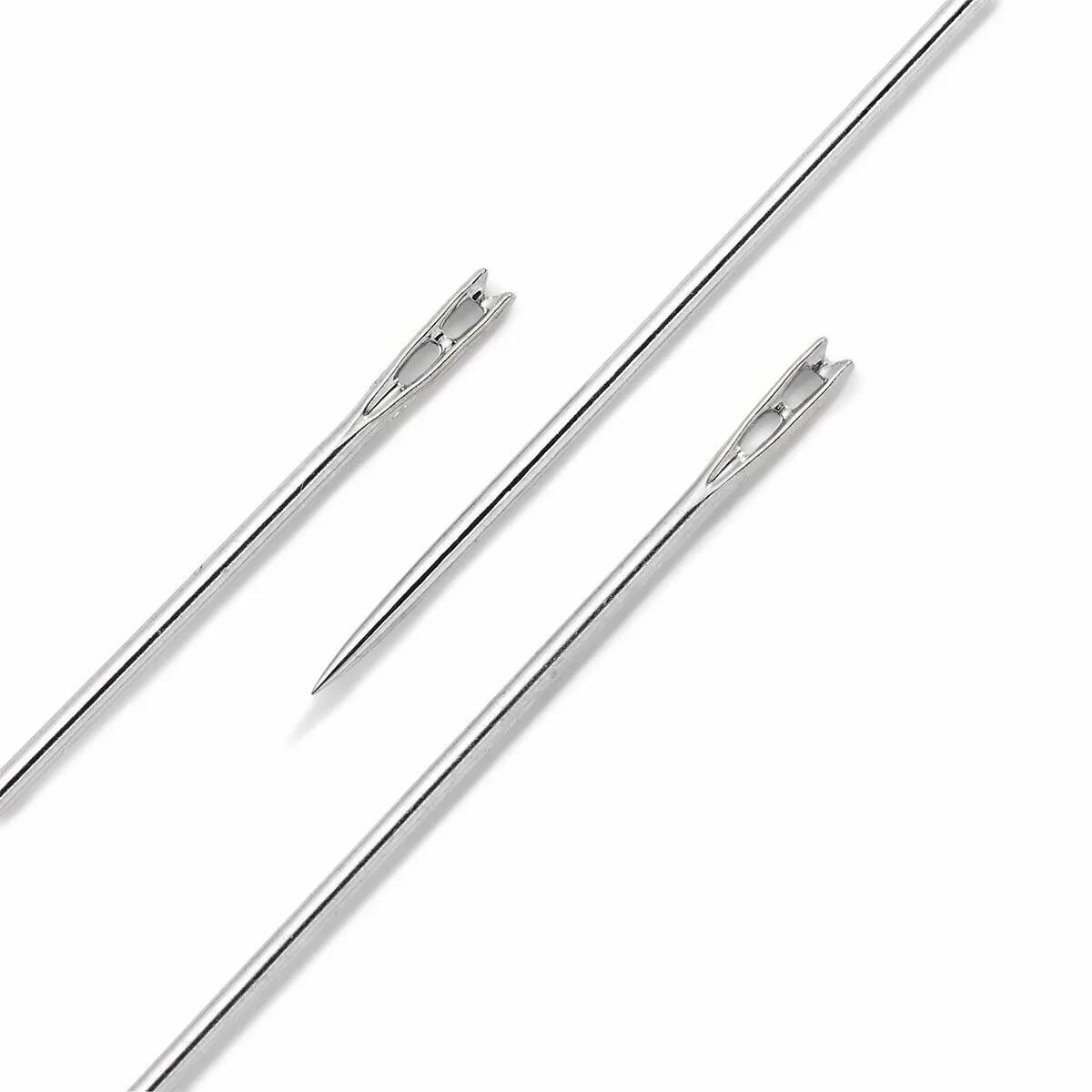 Иглы для слабовидящих self-threading needles в уп. Иголка японская. Набор иголок для шитья. Иглы акупунктурные 40 мм субал. Японские иглы.