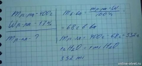 Для приготовления 400