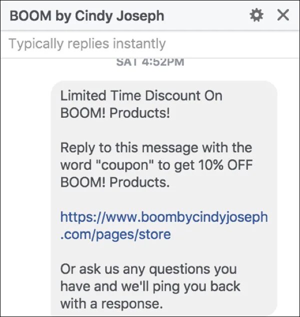 Boom сообщением. SENDMESSAGE msg. Boom by Cindy Joseph logo.