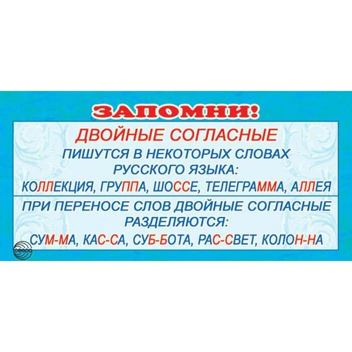 Правописание слов с удвоенными согласными правило. Двойные согласные. Удвоенные согласные правило. Орфограмма двойные согласные.