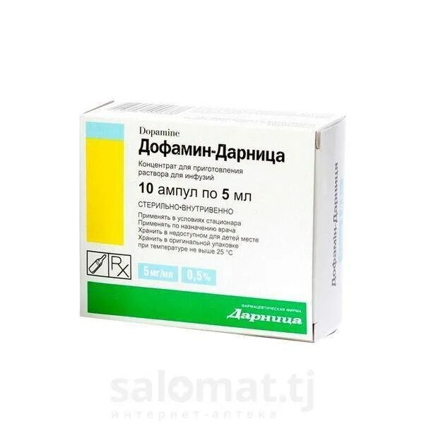 Допамин 5мг/мл 5мл амп 10 Эллара. Дофамин 40 мг/мл 5. Дофамин-Ферейн 0,5% 5мл n10 амп р-р д/ин. Дофамин-Ферейн, р-р д/инъ 0.5% амп 5мл №10.