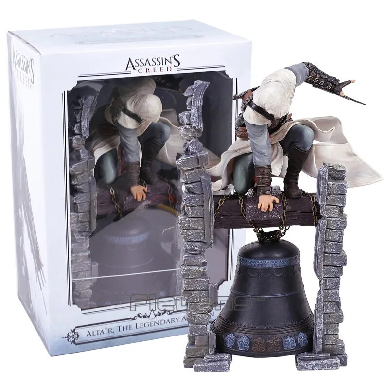 Игрушки убийцы купить. Фигурка Assassins Creed Altair PVC Statue 28 см. Игрушки профессиональные убийцы игрушки.