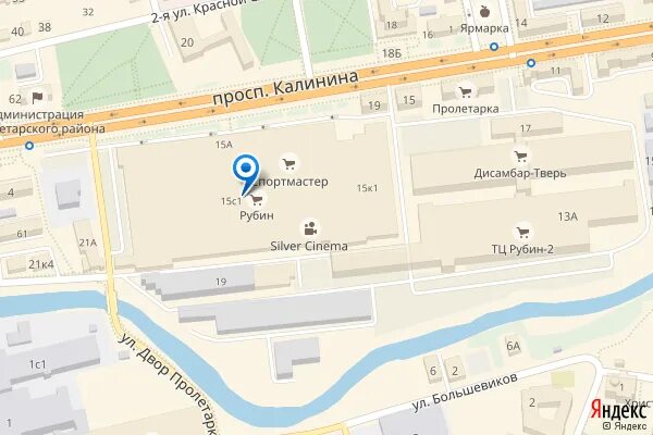 Панорама: Пролетарка, дом культуры, просп. Калинина, 20, Тверь - Яндекс.Карты