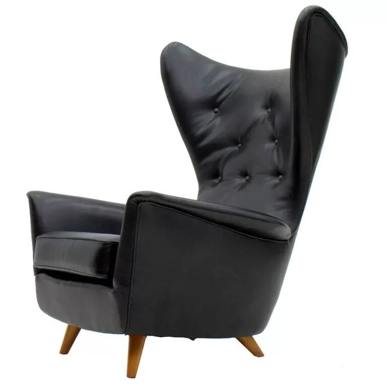 Высокое кожаное кресло. Кресло лаунж хофф. Кресло кожаное Grantham Chair. Huntsman Chair 1950 реплика. Кресло кожаное delius Ponti 100.