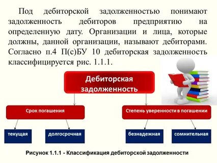 Дебиторскую задолженность курсовая работа