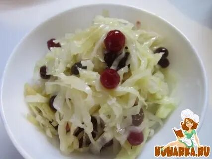 Рецепт капусты с изюмом быстрого приготовления