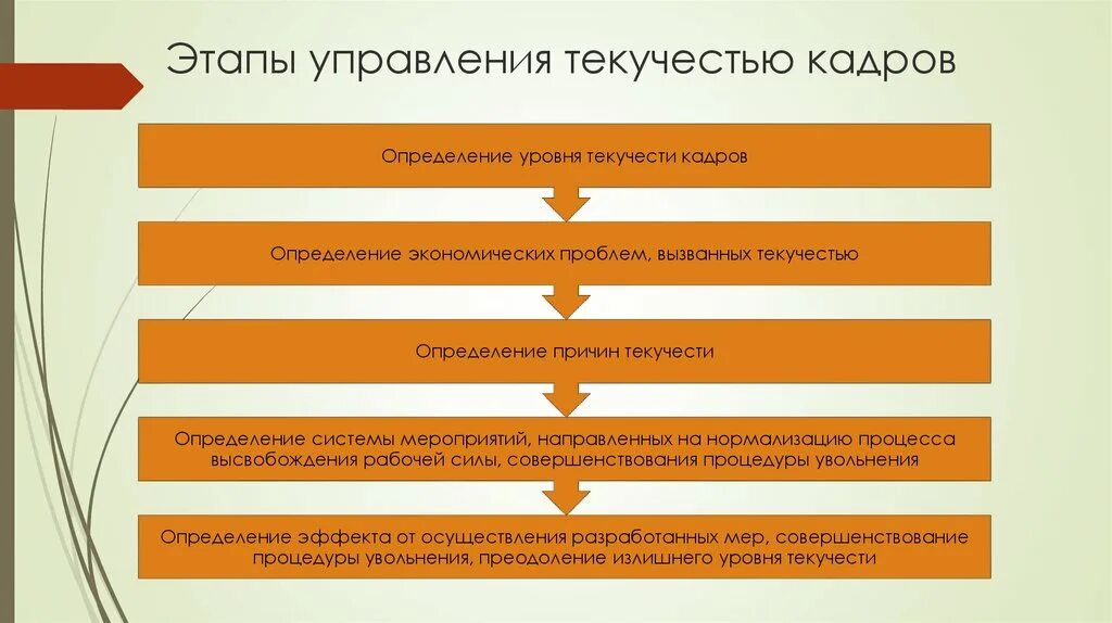 Этапы управления мероприятием. Этапы процедуры управления текучестью кадров. Методы управления и минимизации текучести персонала. Методы снижения текучести персонала. Мероприятия по снижению текучести персонала.