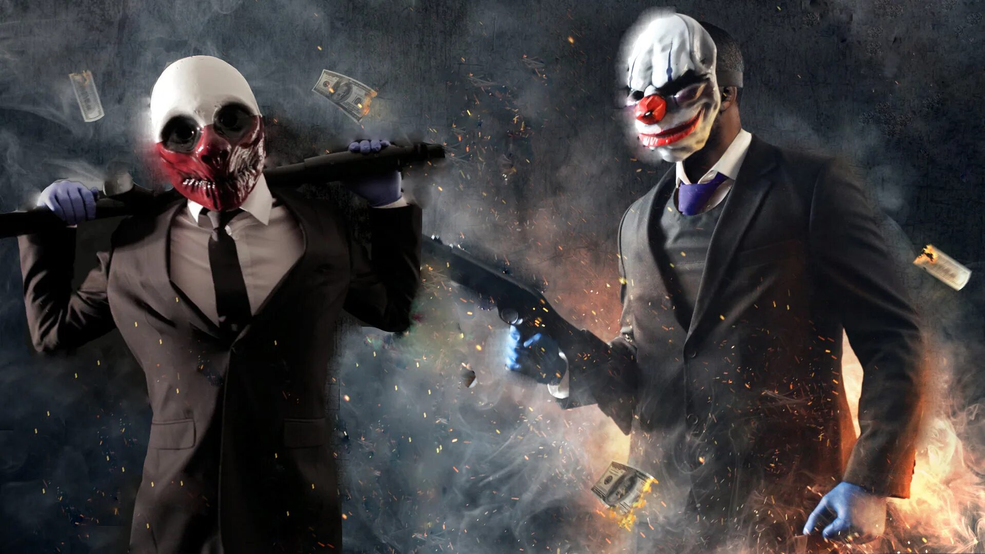 Почему payday 2. Пейдей 2. Грабители пейдей 2 в масках. Пейдей 2 месть Хокстона. Пейдей 4.