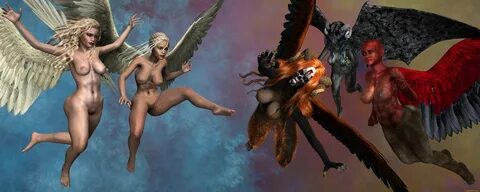 Фото, голые транс женщины ангел и демоны.