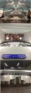 Метро спортивная выходы
