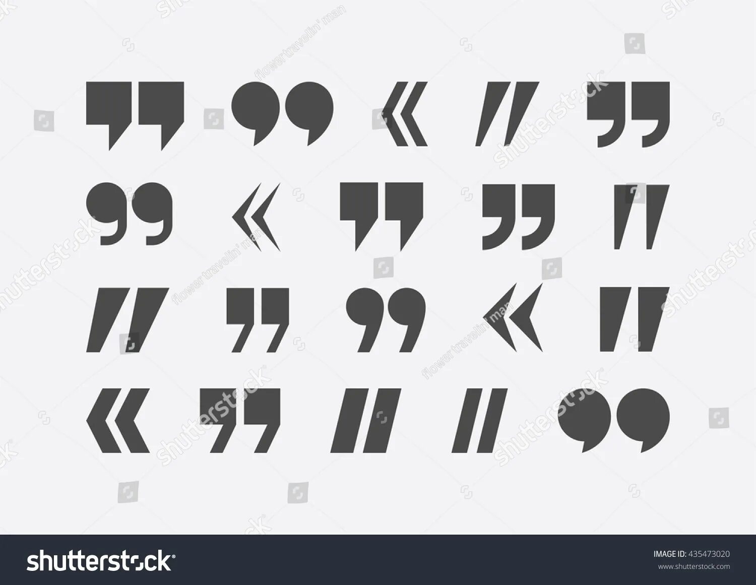 Quotation marking