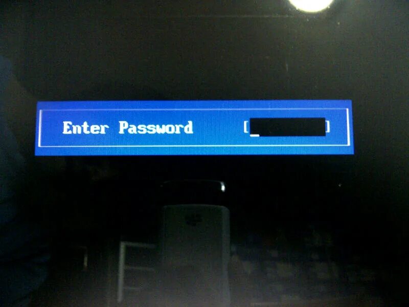 Enter user password