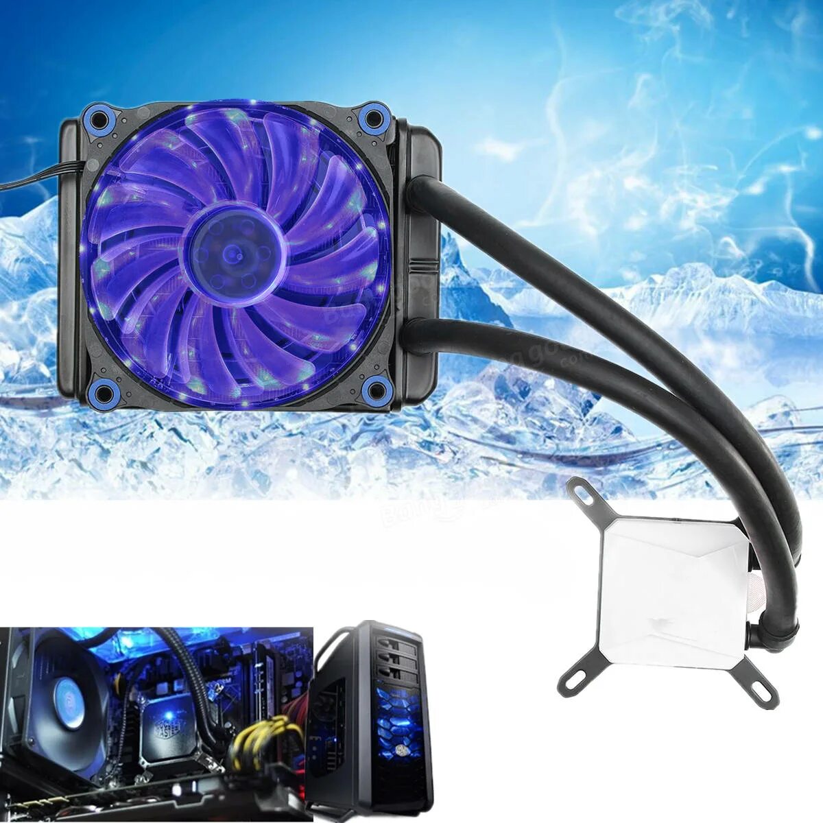 Сво мир свежие. Водяное охлаждение Deepcool le500. ALSEYE Halo AIO Liquid Cooler 280. Кулер для процессора DNS. СЖО 120 мм, 240 мм.