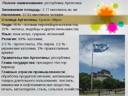 Аргентина по площади в мире