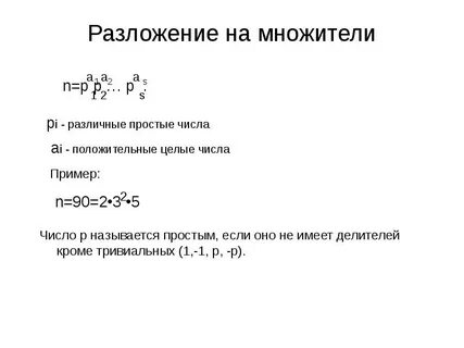 Разложить на множители число 3