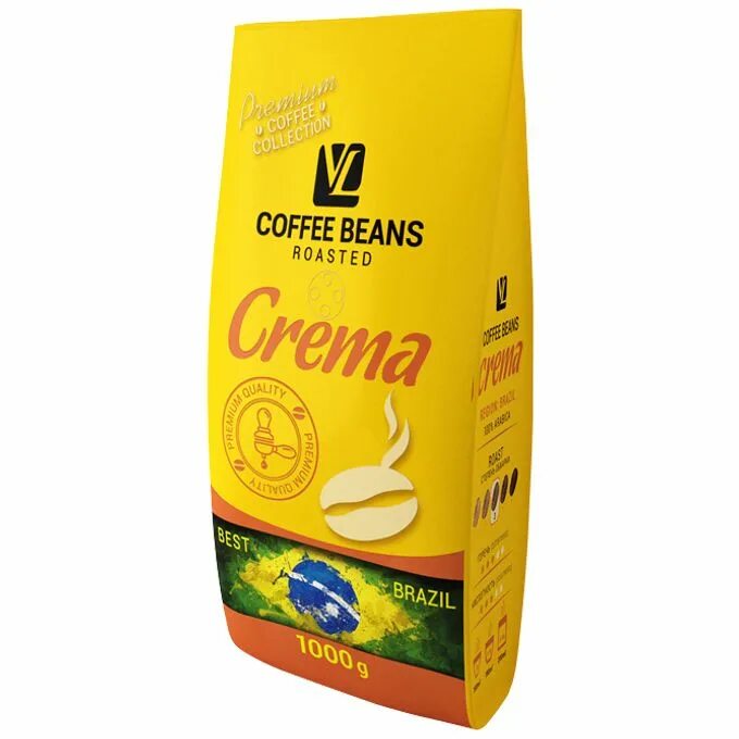 Сколько стоит кофе в зернах. Vending Life crema кофе. Кофе Creme в зёрнах бразильский. Кофе в зернах желтая упаковка. Бразильский кофе в зернах желтая упаковка.