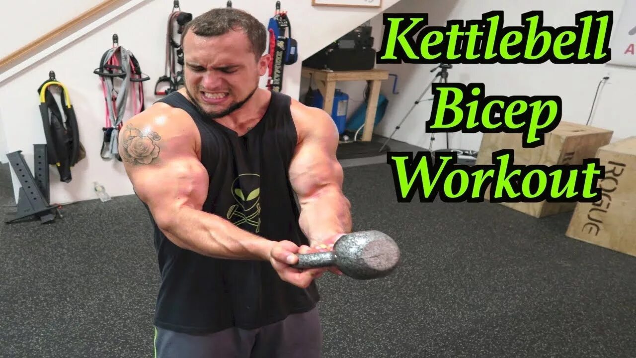 Гиря на бицепс. Бицепс с гирей. бицепс гири эффект. kettlebell biceps.