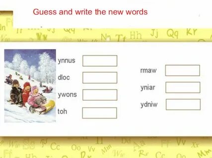 Guess and write