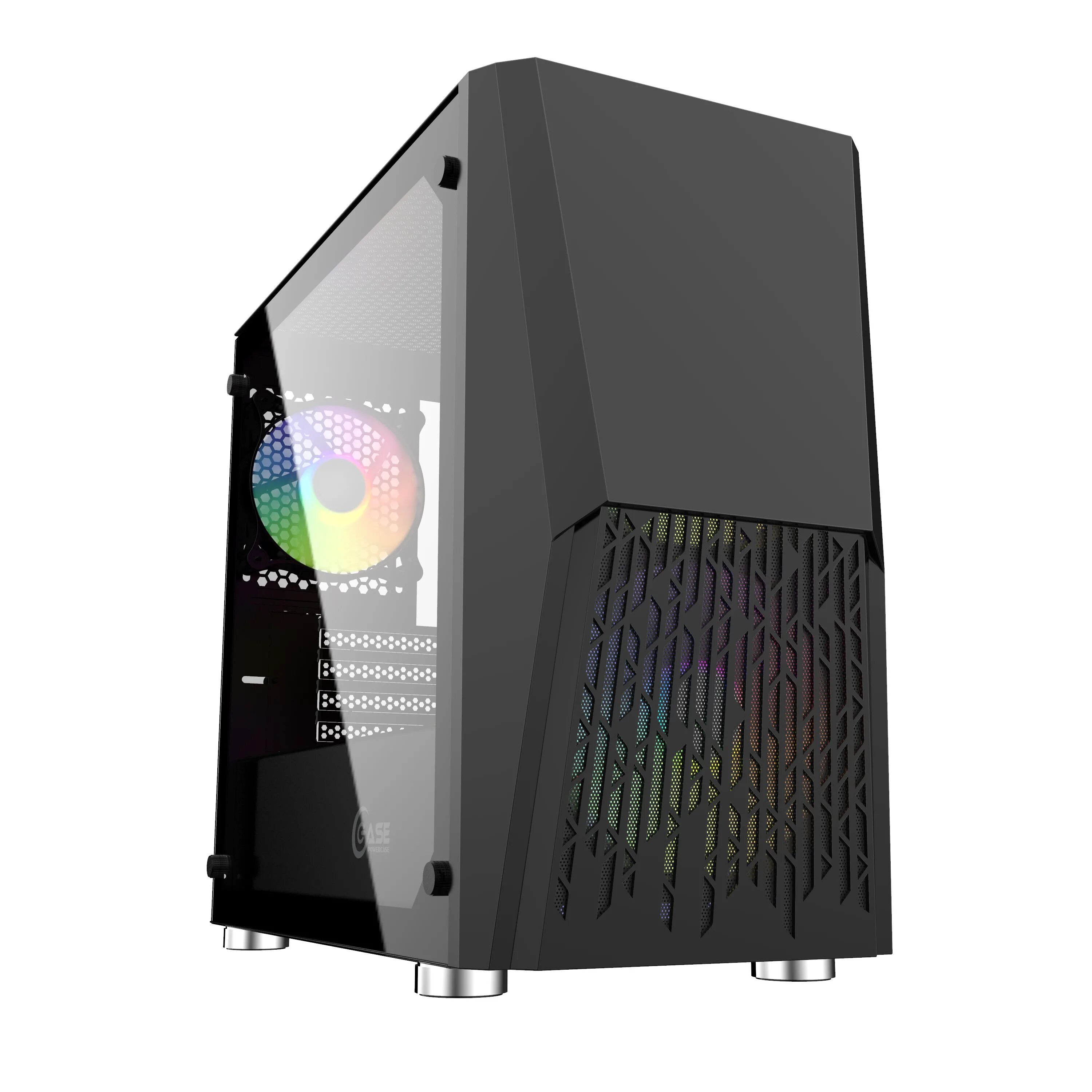 Alisio micro z3b. Корпус powercase alisio micro x2b camib-l2. корпус powercase alisio micro x3b camib-l3. корпус powercase alisio micro x2b, tempered glass, 1х 120mm +1x 140mm 5-color fan, чёрный, matx (ca. powercase alisio micro x4b, tempered glass, 4х 120mm 5-color fan, чёрный, matx (camib-l4).