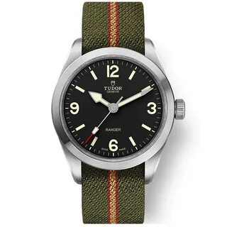 Tudor Ranger 39mm Steel Automatic Men's Strap Watch -&nbs...