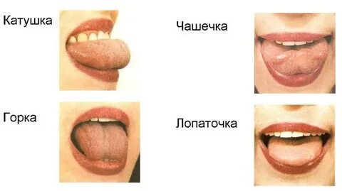 Как сделать упражнение языком