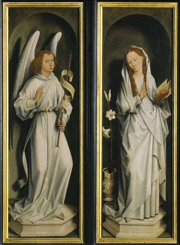 Дрезденский триптих ван эйк. Ян ван эйк мадонна с младенцем за чтением. Ян ван эйк дрезденский триптих. Ван эйк триптих. Рогир ван дер вейден святой лука рисующий мадонну.