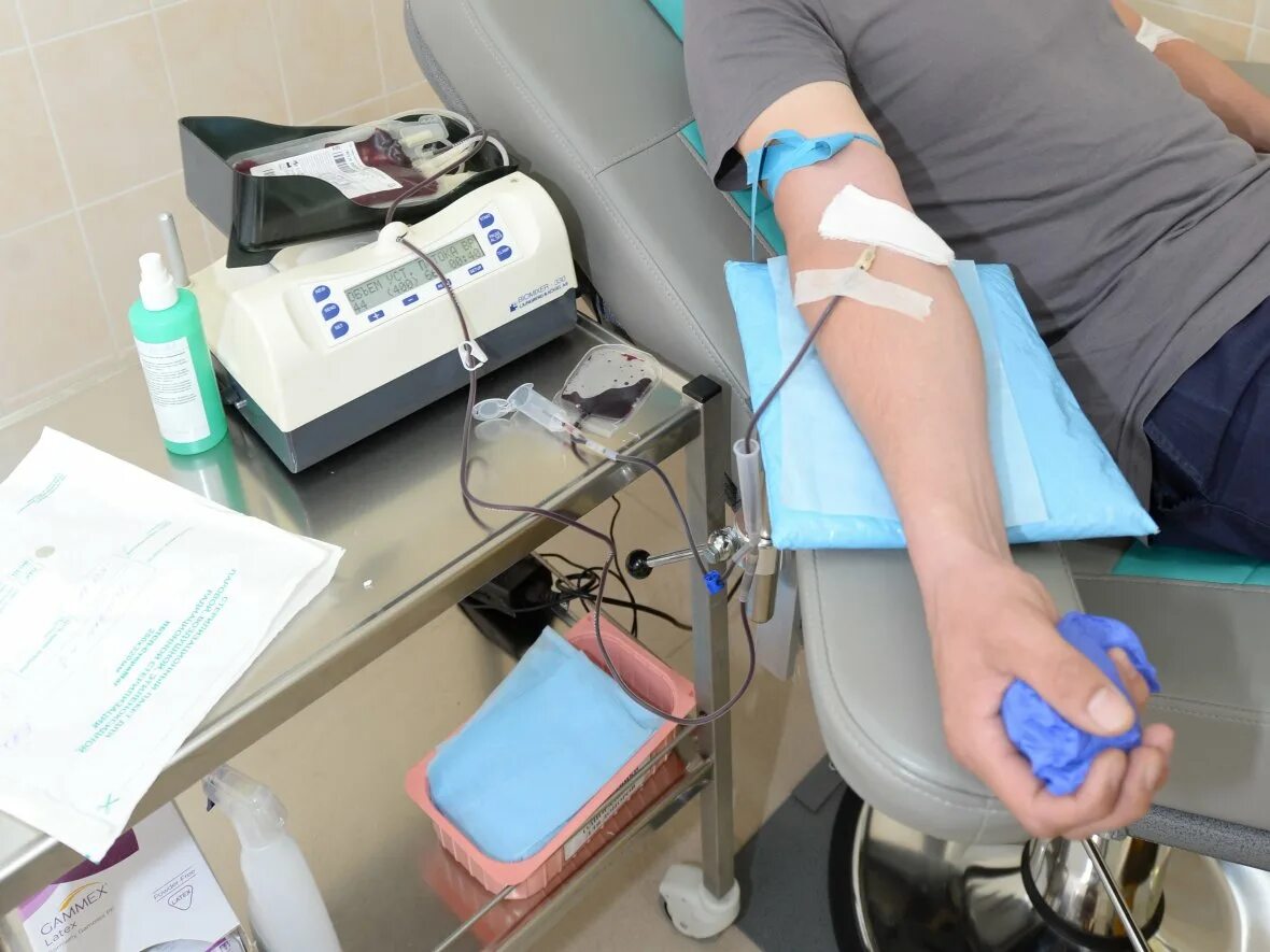 Донорский центр крови. Отделение переливания крови.