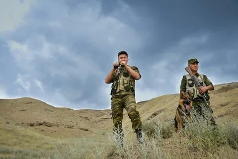 Таджикский пограничник