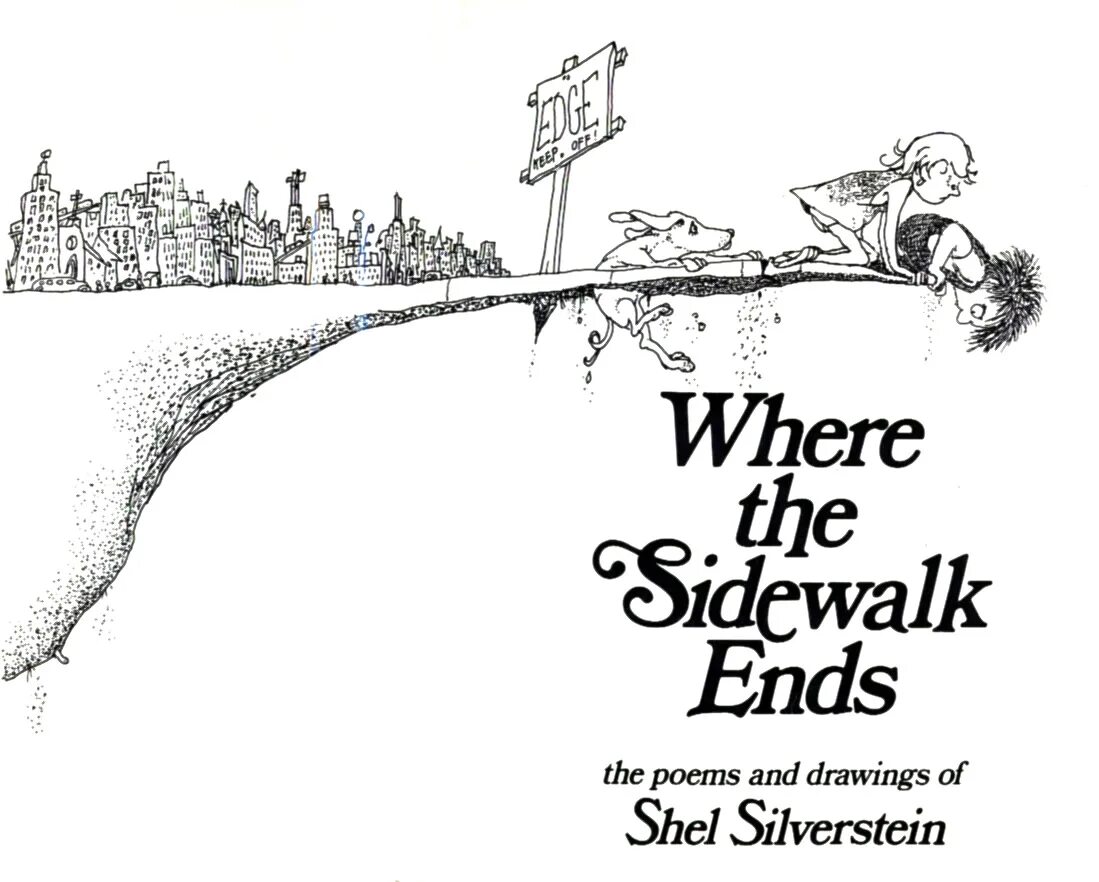 Где кончается тротуар читать шел сильверстайн. Где кончается тротуар. Джин элиза тирни. Книги о тротуарах. Где кончается тротуар шел сильверстайн.