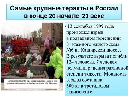 Самые крупные террористические акты