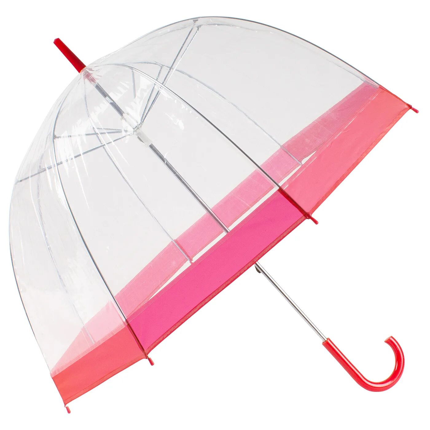Купить прозрачный зонт. Эврика transparent-Red 94291. Зонт Эврика прозрачный. Зонт-Трост Rainbrella. Зонт прозрачный.