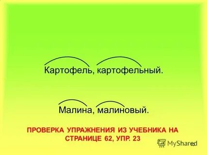 Однокоренное слово 1 склонения к слову