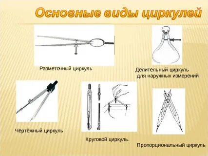 Как правильно циркуль